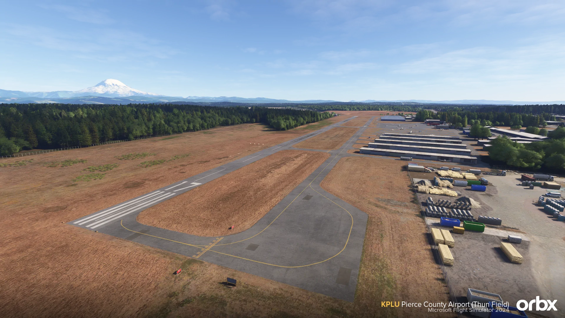 Orbx visits Pierce County / Thun Field